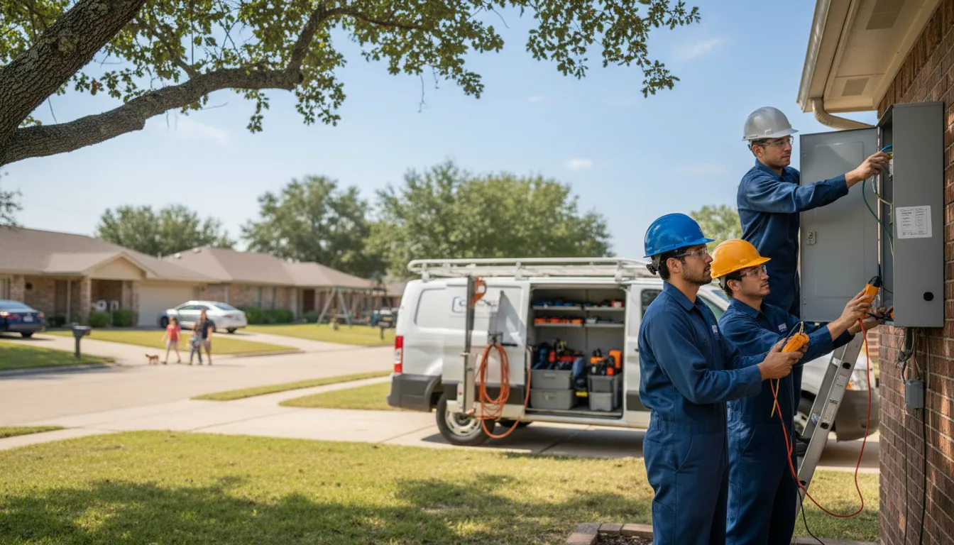 Certified electrician providing emergency electrical services in Mcalisterville, PA